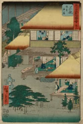 Ishibe, aus der Serie „Dreiundfünfzig Stationen des Tokaido“