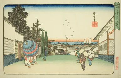 Kasumigaseki, aus der Serie "Berühmte Orte in Edo (Koto meisho)"