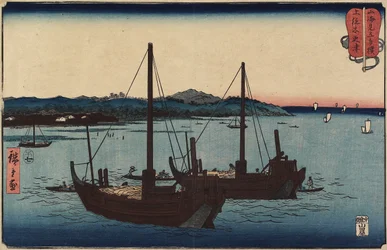 Kisarazu in der Provinz Kazusa, Juli 1858