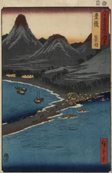 Minosaki-Strand, Bungo-Provinz, April 1856