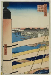 Nihon-Brücke und Edo-Brücke, aus der Serie "Hundert berühmte Ansichten von Edo"