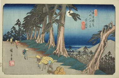 Nr. 26: Mochizuki, aus der Serie "Neunundsechzig Stationen des Kisokaido (Kisokaido rokujukyu tsugi no uchi)"