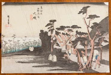 Ōiso, Tafel 9 aus der Serie: Dreiundfünfzig Stationen des Tōkaidō