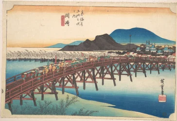 Okazaki, Tenshin-no-Hashi-Brücke