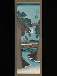 Die Affenbrücke in der Provinz Kai (Kōyō Saruhashi no zu)