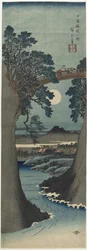 Ansicht der Affenbrücke in der Provinz Kōshū, 1841-1842