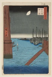 Tsukudajima von der Eitai-Brücke