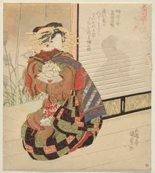 Wind, aus der Serie Vogel und Blume, Wind und Mond