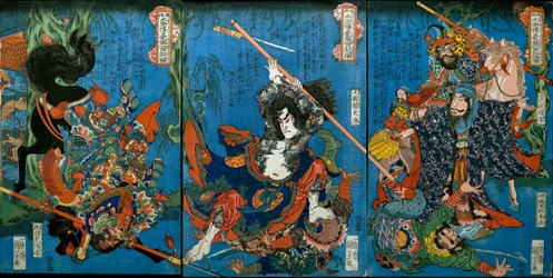 Hakukaja Yōshun und Shinki Gunshi Shubu (rechts)