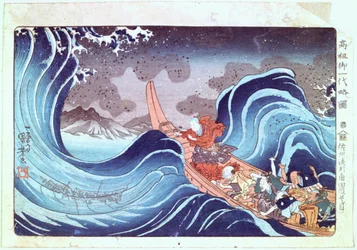 Nichiren beruhigt den Sturm