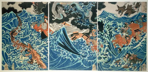 Tametomos Schiffbruch, veröffentlicht ca. 1836