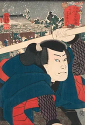 Der Schauspieler Miyamoto Musashi von Kuniyoshi