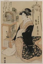 Hinazura von Chōjiya aus der Serie Schönheiten als die sieben Komachi