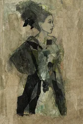 Elegante Abstrakte Frau