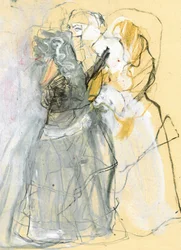 Elegante Figurenskizze