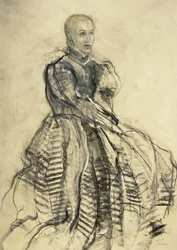 Elegantes Frauenporträt
