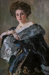 Porträt von Evdokiya Sergeevna Morozova