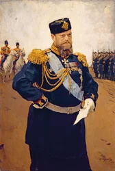 Porträt von Zar Alexander III., 1900