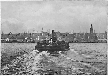 Liverpool vom Mersey aus