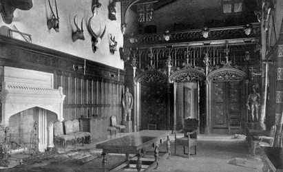 Speisesaal, Newstead Abbey, Nottinghamshire, 1924-1926
