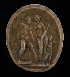 Neptun, Amphitrite und Amor