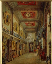 Die Bibliothek im Jussupow-Palast in Sankt Petersburg