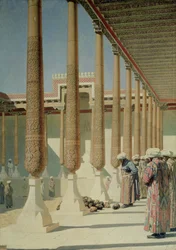 Ausstellung von Trophäen