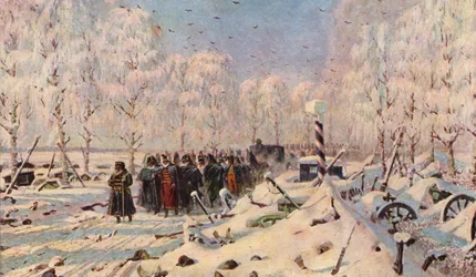 Auf der Straße – Rückzug und Flucht