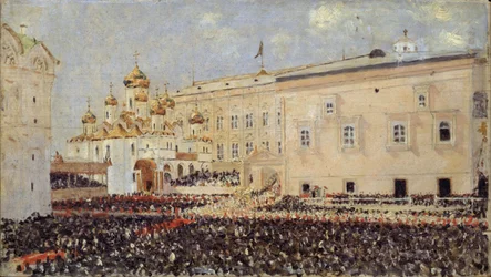 Die Krönung Kaiser Alexanders III. im Moskauer Kreml am 15. Mai 1883, 1883
