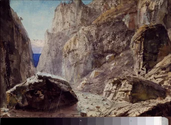 Bühnenbild für die Oper "Orpheus und Eurydike"