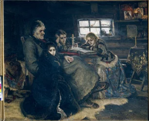 Alexandre Danilovic Menchikov und seine Familie im Exil