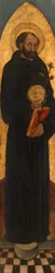 Der heilige Nikolaus von Tolentino von einem Augustiner-Altarbild