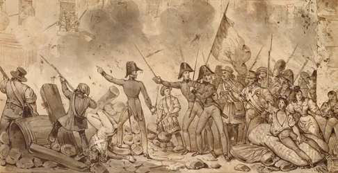 Einnahme der Kaserne der Rue de Babylone, 29. Juli 1830