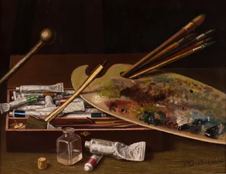 Die Palette des Künstlers