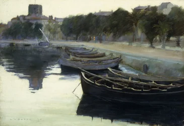 Boote an ihren Liegeplätzen, 1876