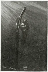 Die Hinrichtung von John Brown, 19. Jahrhundert (Schwarz-Weiß-Stich)