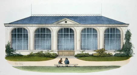 Die Orangerie in Bellombre (Bourgogne) Illustration aus 