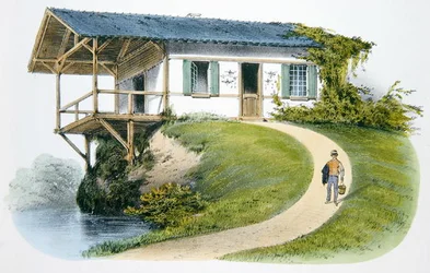 Haus eines Wildhüters, Illustration aus 
