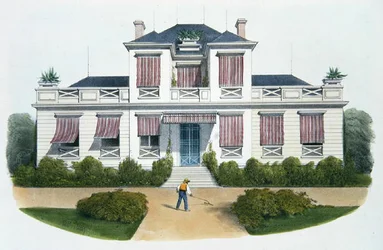 Eine italienische Villa, Illustration aus 