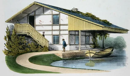Das Chalet des Glasbläsers, Illustration aus 
