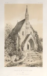 ...Pl.22, Kapelle von Fontaine-Jean Loiret, veröffentlicht 1860