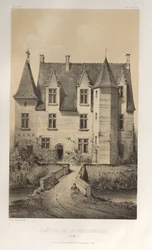 Pl. 57, Château De La Poissonnière Sarthe, 1860