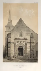Pl. 58, Église De Requeil Sarthe, 1860