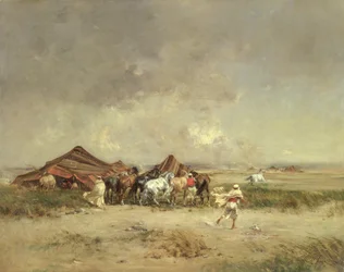 Arabisches Lager, 1872