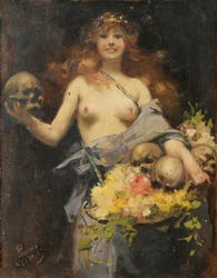 Der Blumenverkäufer, 1882