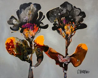 Lebhafte Abstrakte Blumen