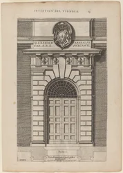 Tür des Farnese-Palastes