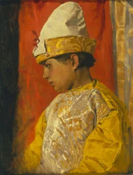 Im Skomorokh-Kostüm, 1882
