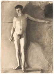 Stehendes männliches Modell