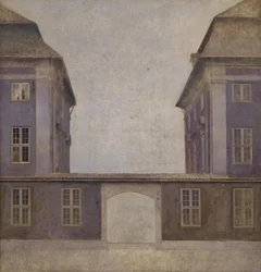 Die Gebäude der Asiatischen Gesellschaft, gesehen von der St. Annæ Straße, Kopenhagen